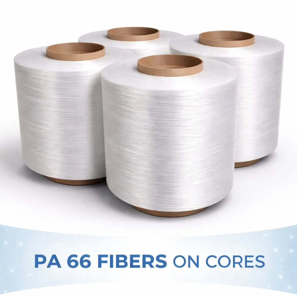 PA 66 Fibers On Cores